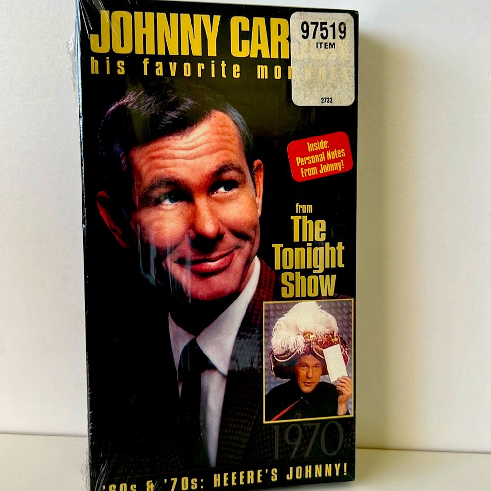 NWOT VHS “JOHNNY CARSON his Favorite Moments